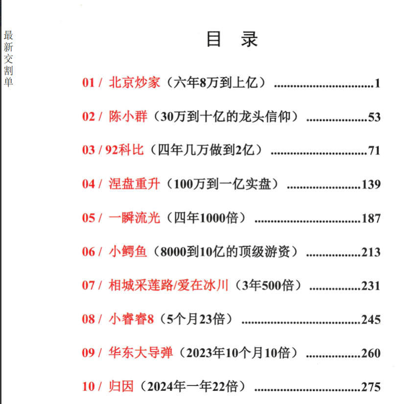 抖音热销的《2025顶级游资交割单图文解读》新生代游资实战交割单书籍彩色复印版