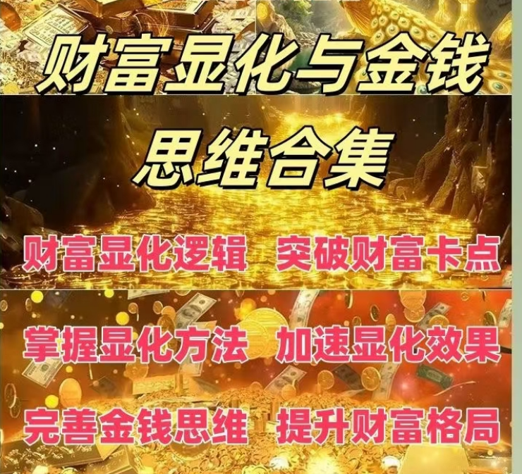 财富金钱显化密码卡点突破训练营课程全套