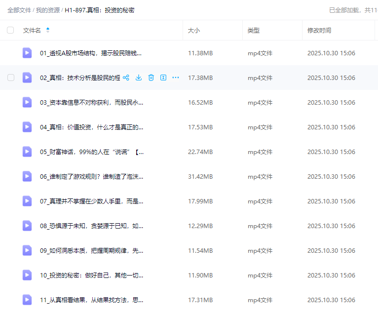真相：投资的秘密-火烈鸟说金融