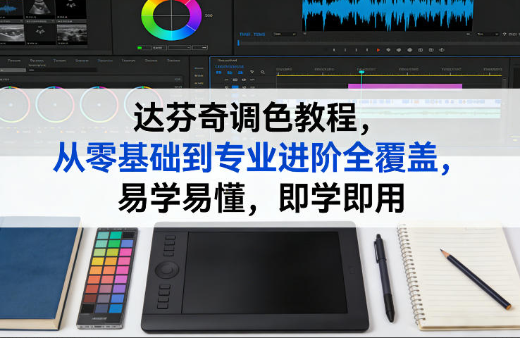 ba9b02c475d75dba61251de725f18a54 达芬奇调色教程,从零基础到专业进阶,29节实战课系统覆盖节点调色与风格化技巧全流程