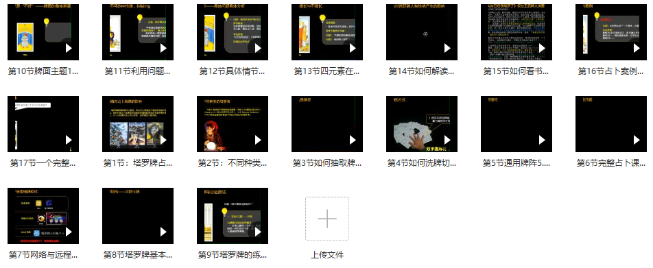 2021121820261259808 塔罗牌高级教学(实战演练)