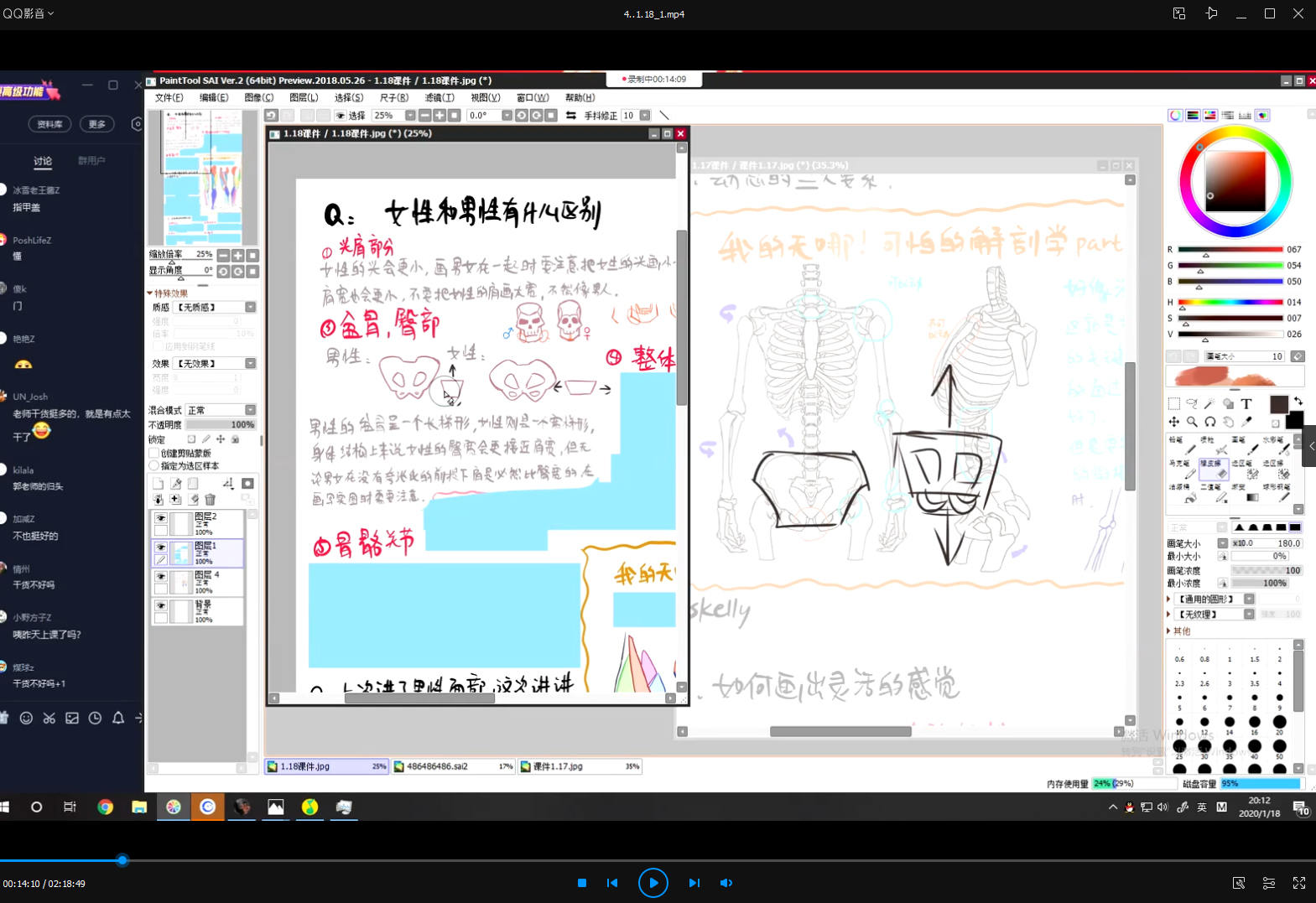 安娜阴人体色彩特训班【画质高清有笔刷课件】