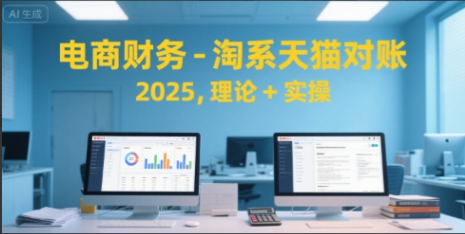 fd2fe81dae038e42d6e539d5ce828fb6 电商财务-淘系天猫对账2025,理论+实操