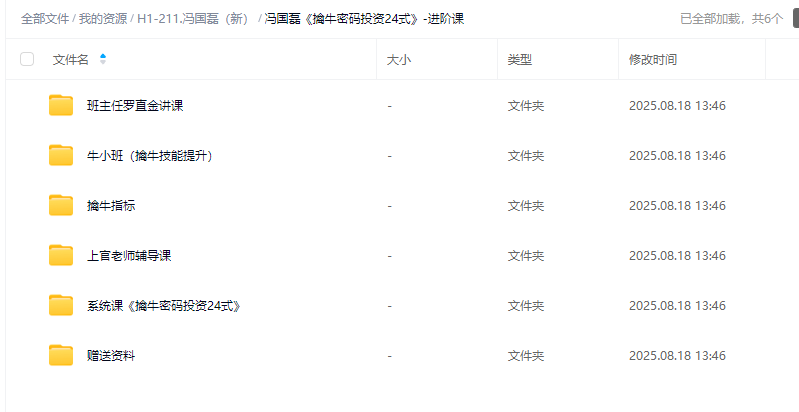 财学堂2025冯国磊涨停擒龙高阶视频课程合集+指标合集