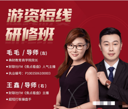 毛毛游资短线研修班 系统讲解股票短线战法