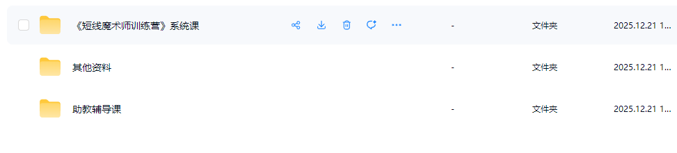 财学堂刘煦然短线魔术师进阶高阶课程指标合集
