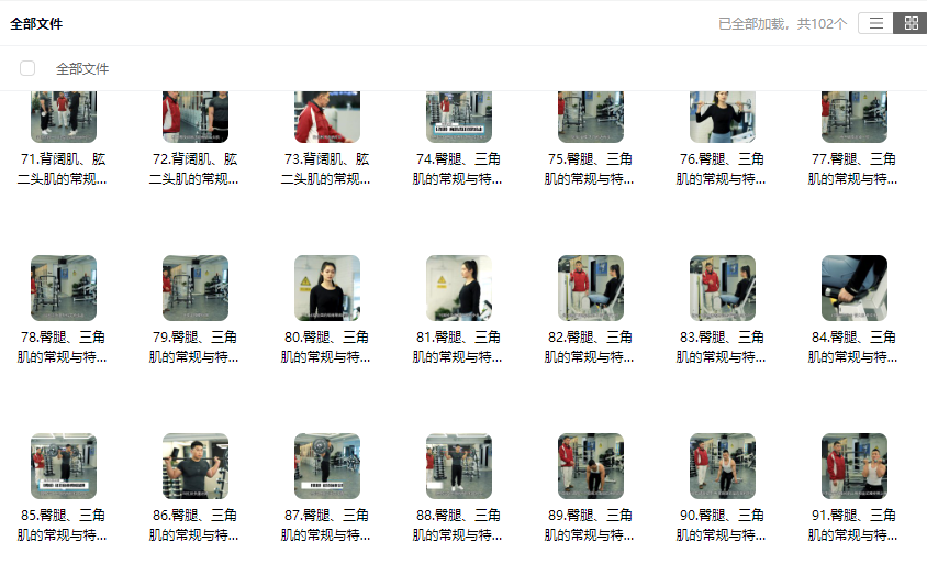 【王严聊健身】健美训练法讲解及全部位训练动作指导102节