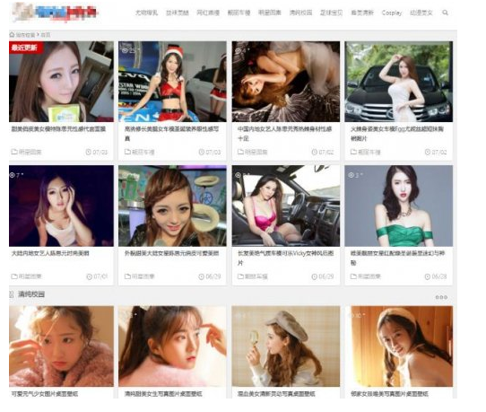 d9563f1b4fb5e8819c423d46e9befc80 懒人自动采集美女写真站,擦边美图收爆广告费