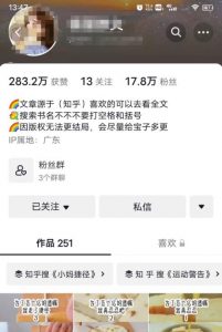 外面收费6880的小说推文拉新项目，个人工作室可批量做