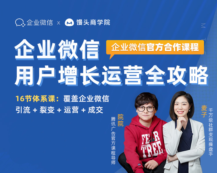 2-201229141343605 麦子企业微信运营增长全攻略课程视频