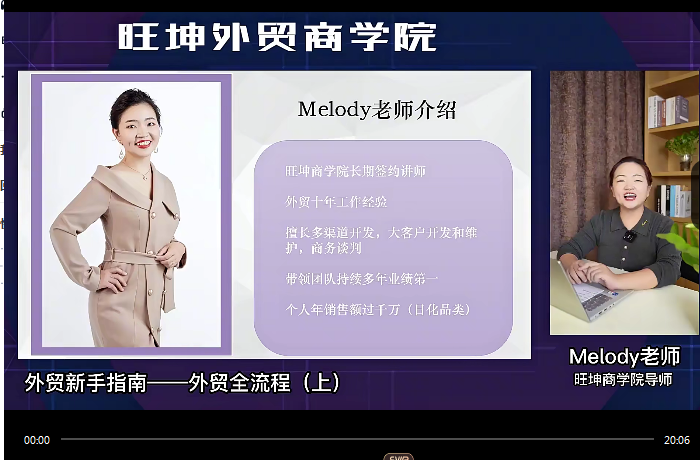 旺坤外贸商学院-外贸小白如何完美蜕变行业销冠线上课程，初出门0基础