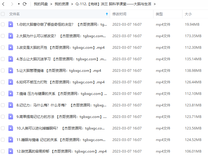 洪兰 脑科学课堂——大脑与生活