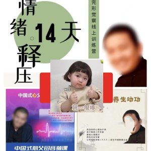 旷智勇老师课程合集  （情绪释压14天+中国式心父母+道家养生）