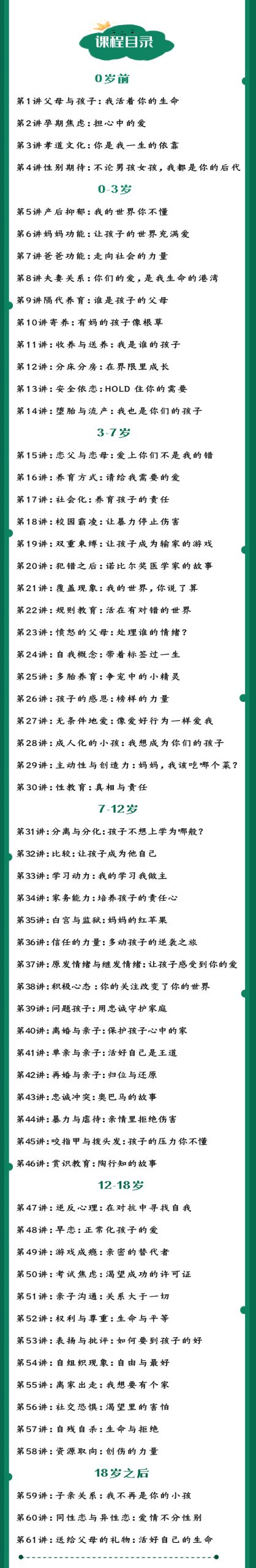 沈家宏家庭动力与亲子关系视频课程61讲