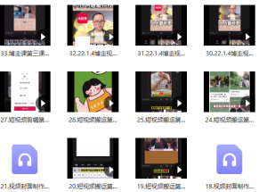 百微商学院·掌握100个实用剪辑方法