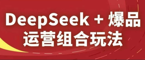 秋秋DeepSeek+爆品运营组合玩法，2025淘系精品课