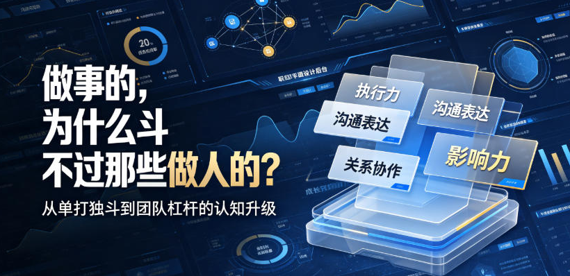 付费文章：做事的，为什么斗不过那些做人的？