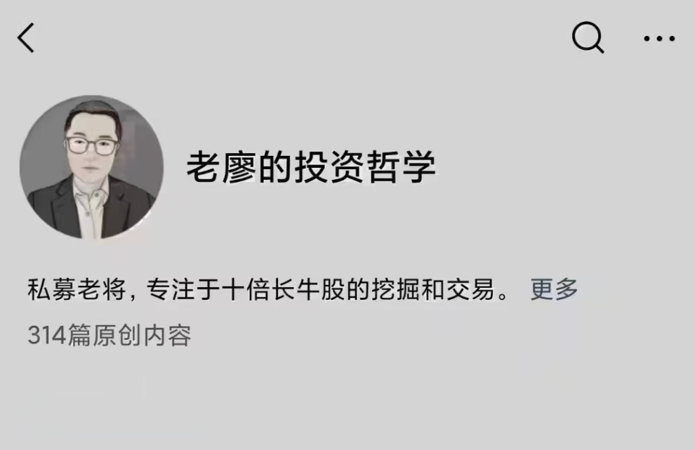 老廖的投资哲学2024.10-2025.04实战训练营