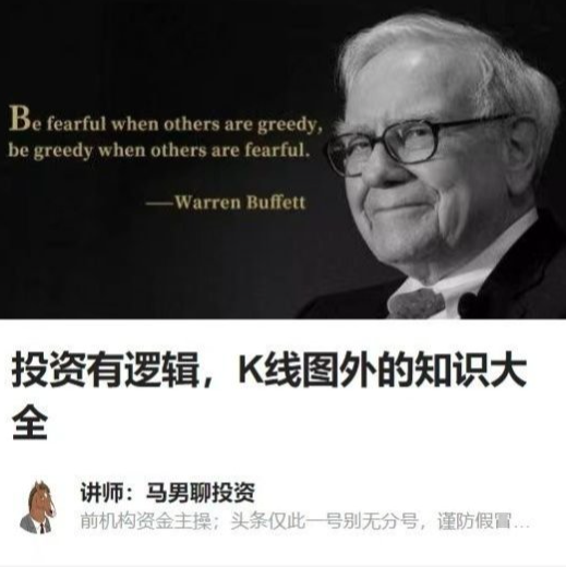 马男聊投资-投资有逻辑，K线图外的知识大全