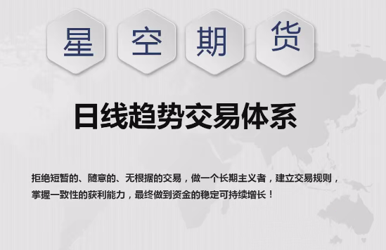 【星空期货】星空老师《日线趋势交易体系课程》