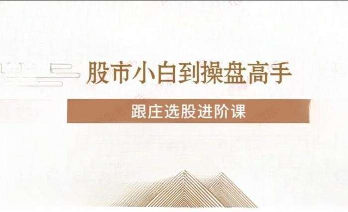 投机大拿跟庄选股进阶课