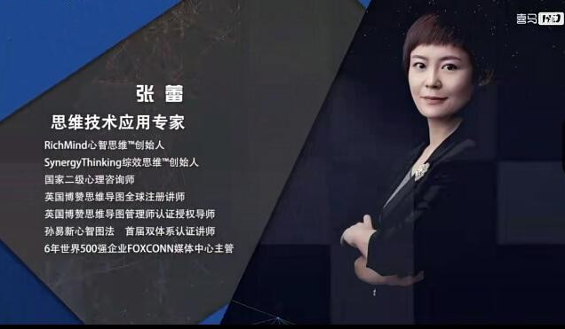思维技术应用专家张蕾：23堂思维导图课