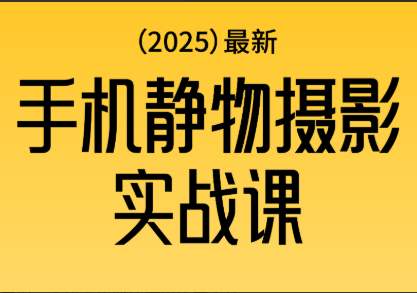 金老师·2025爆款手机静物摄影实战课，从构图到布光，不用贵设备，AI辅助出片