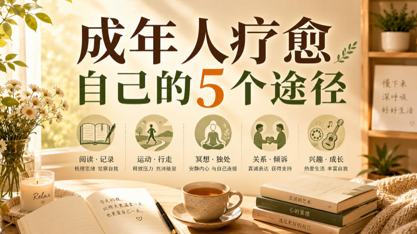 付费文章：成年人疗愈自己的5个途径