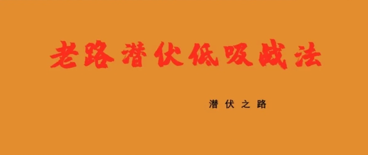 老路潜伏低吸战法
